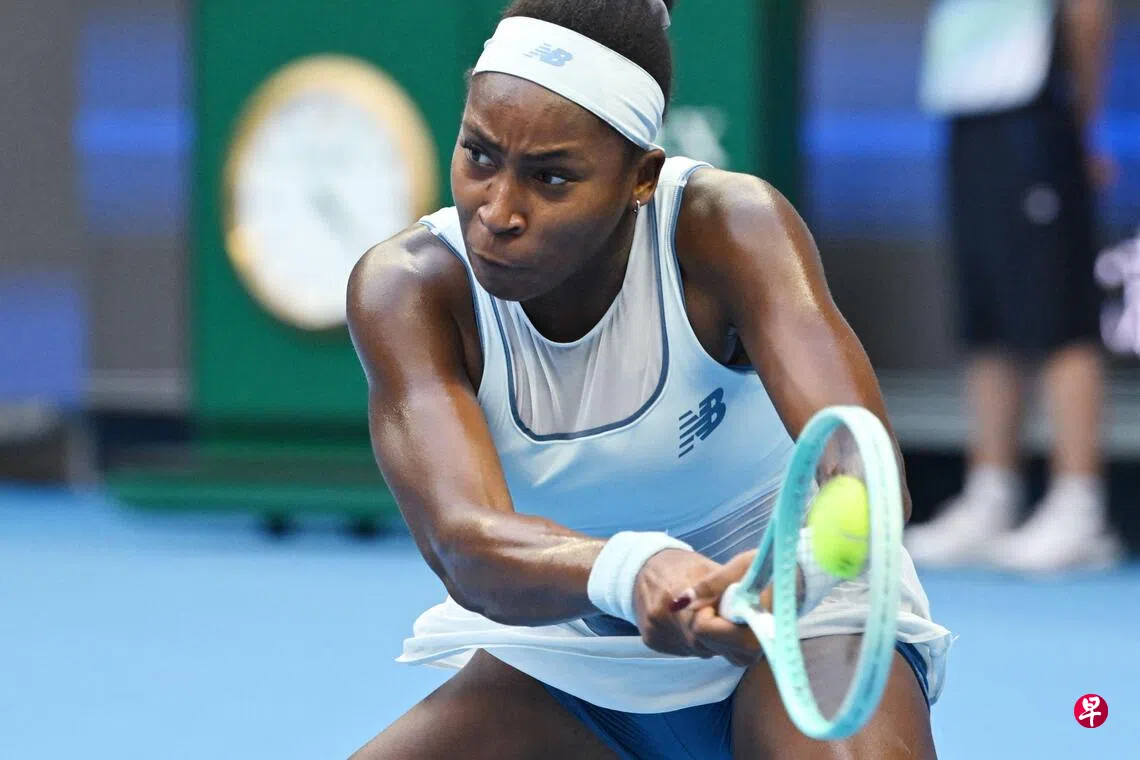 晋级中网女单半决赛可可阿曼达展开美国内战| 联合早报