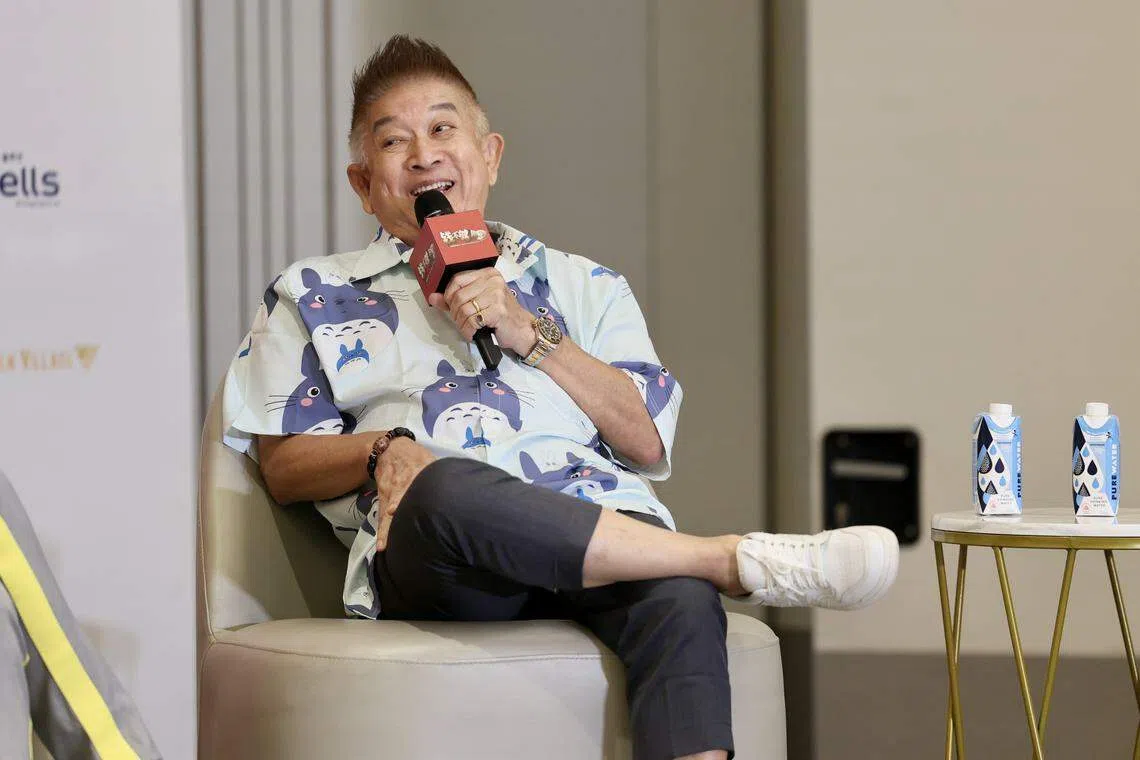 程旭辉打趣说希望《钱不够用3》能让他赢得金马奖。（龙国雄摄）