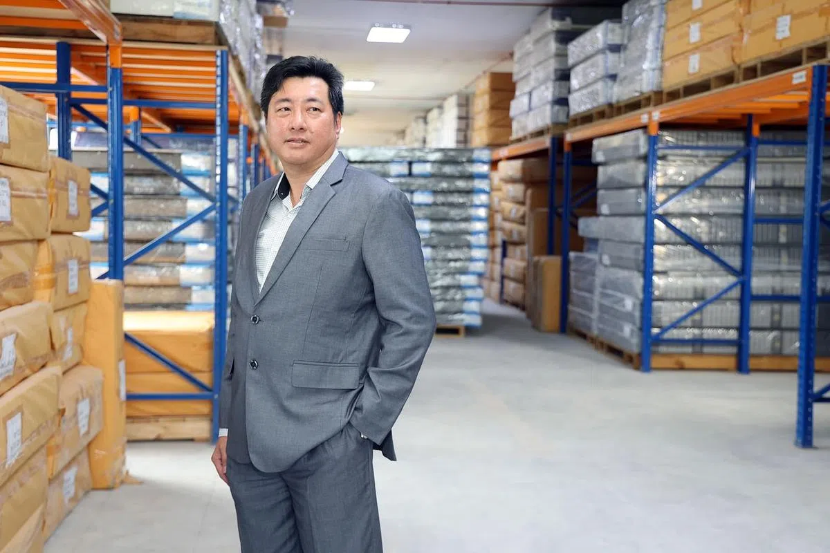 四星工业私人有限公司首席执行长林法成。（邝启聪摄）