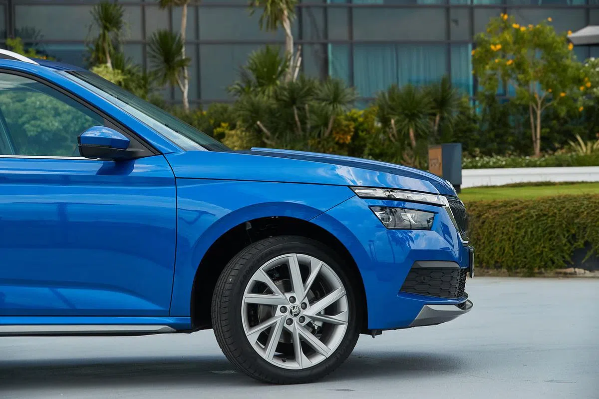 Kamiq的灯眉由四个分离式LED日行灯组成，很吸睛。