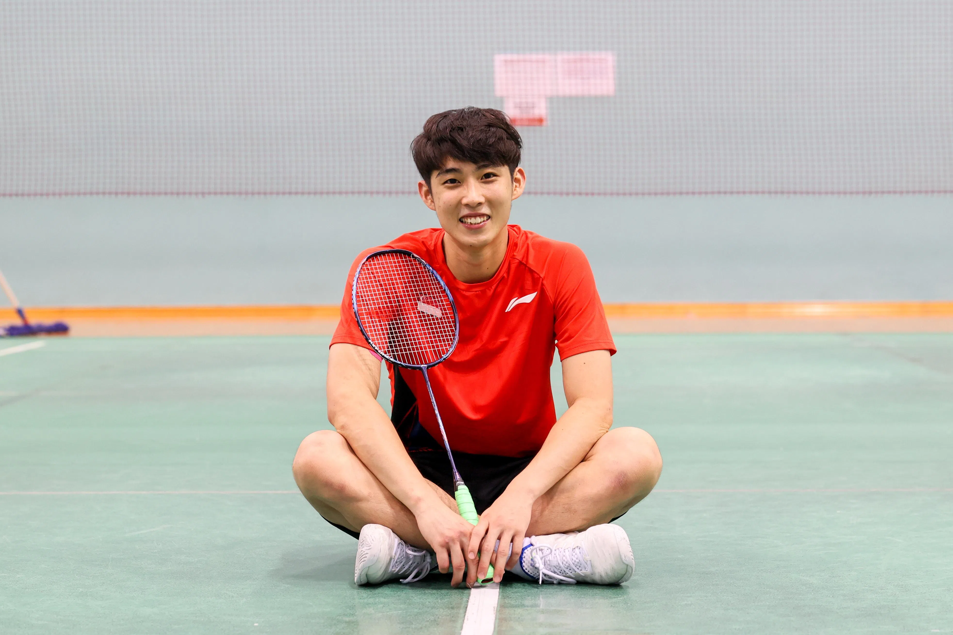 新加坡头号男单骆建佑只会角逐团体项目。（档案照片）