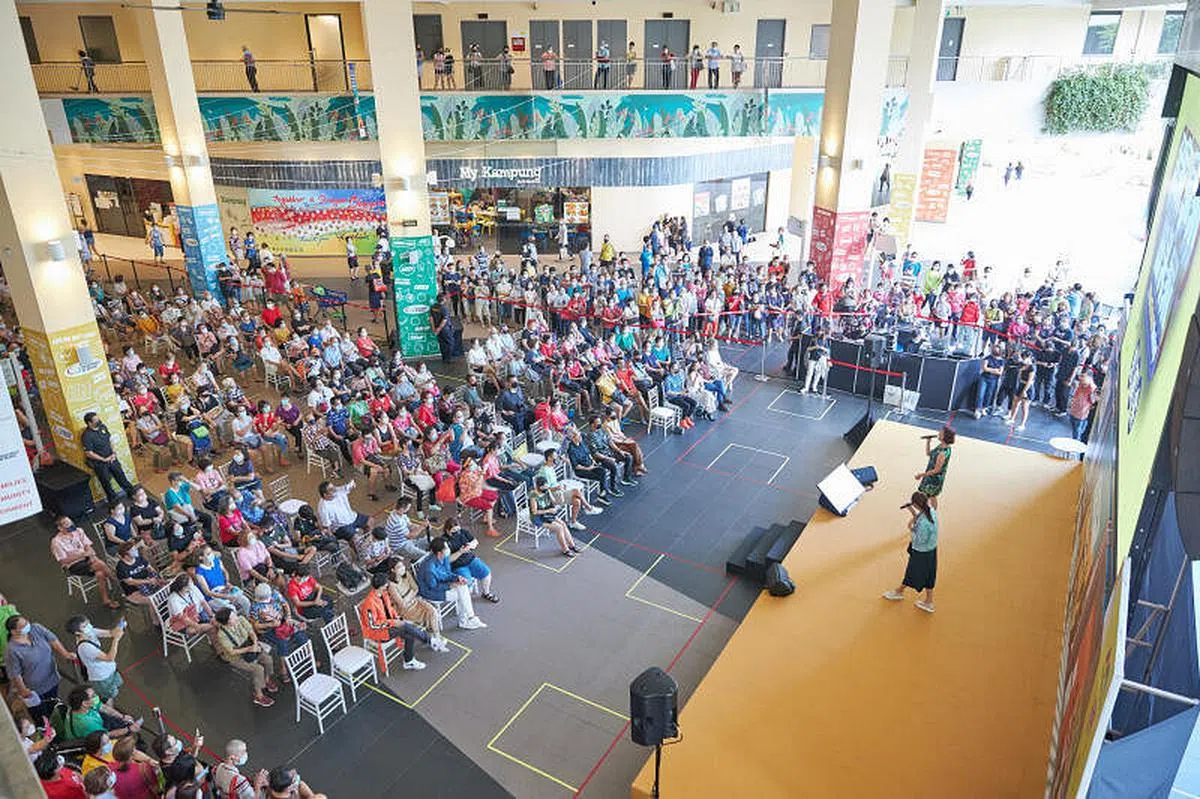 现场观众热情高涨。（照片由新传媒提供）