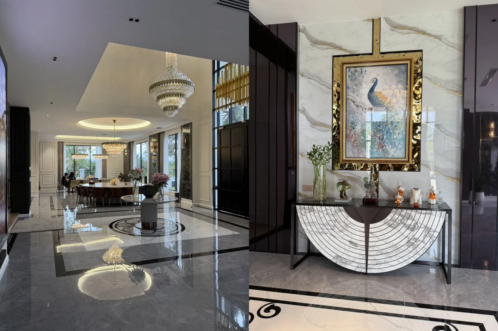 别墅内的设计相当豪华。（取自《自由时报》）