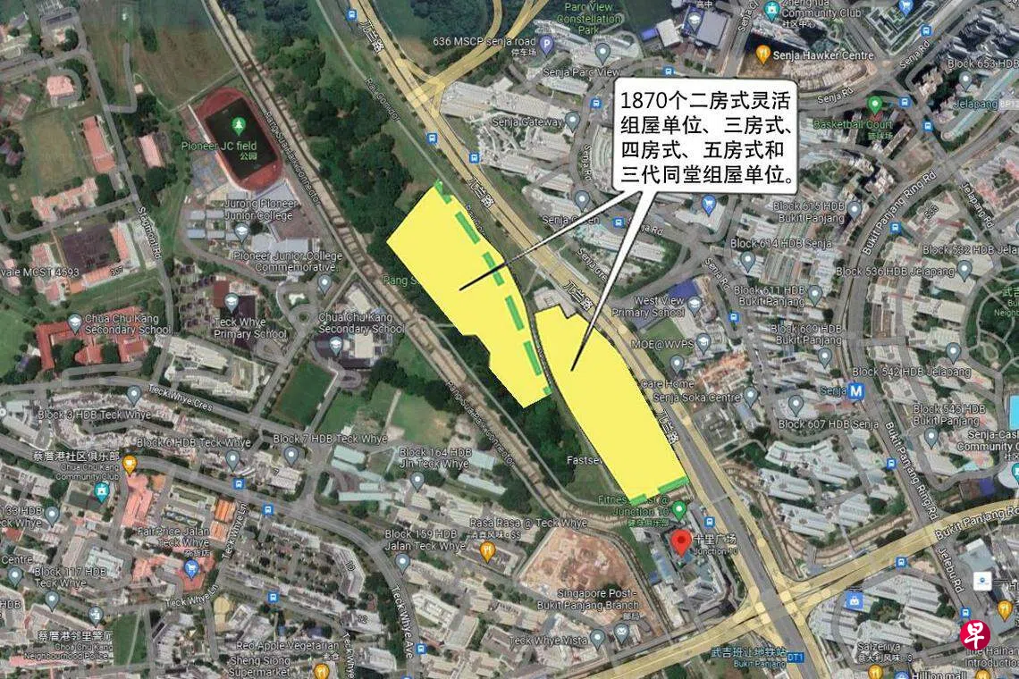 兀兰路拟建组屋铁道走廊旁打造绿意邻里| 联合早报