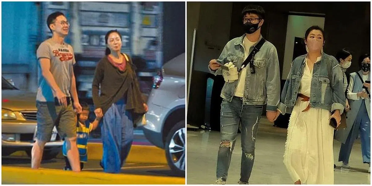 张承中去年传出与女友尹馨已分手的消息（左）；Selina则在今年3月承认新恋情。（图/互联网） 