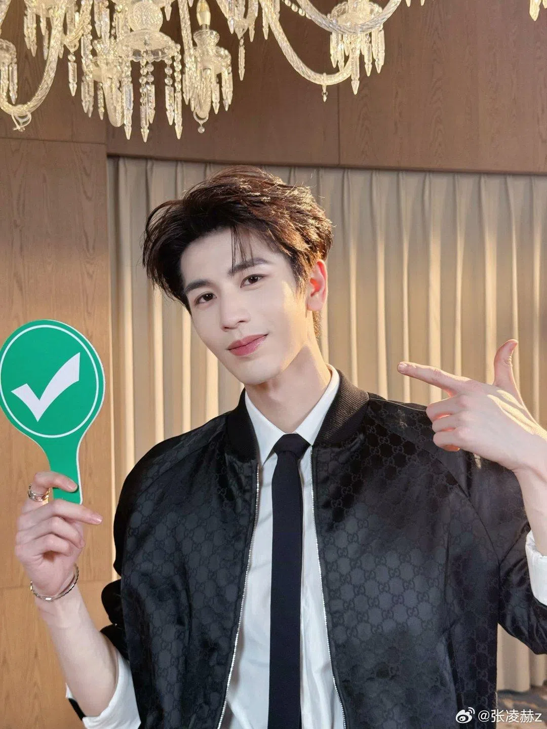 张凌赫2020年以电视剧《少女大人》踏入演艺圈。（取自张凌赫微博）
