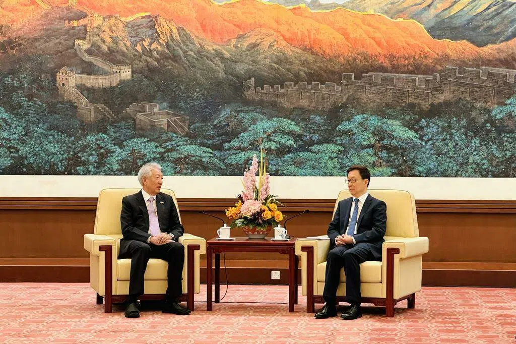 张志贤会见中国国家副主席韩正 | 联合早报