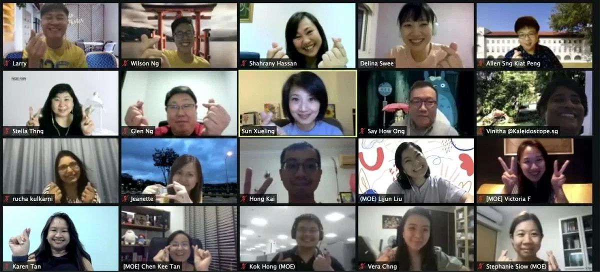 通过密集和深入的对话，孙极评和组员要帮助青年的计划得以落实。（受访者提供）