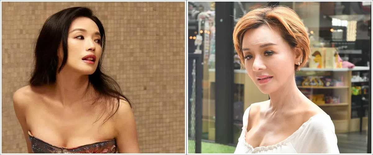 舒淇（左）在社媒悼念蔡澜，叶子楣（右）受访忆故友。（取自艺人IG、互联网）