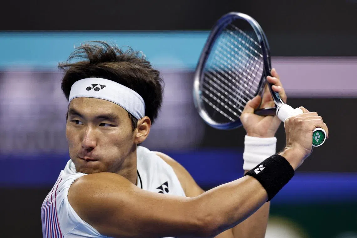 中国黑马布云朝克特的世界排名将迎来大跃进。（路透社）