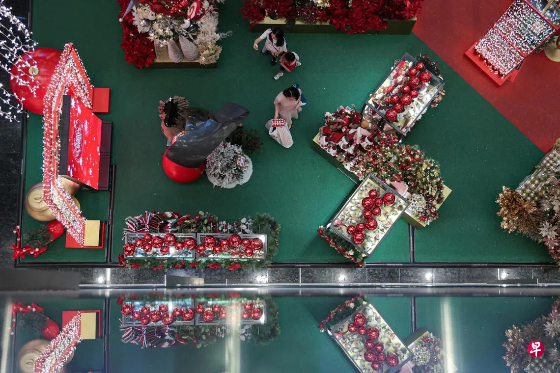 两佳节相隔约一个月圣诞购物慢热商家重心转向新春| 联合早报