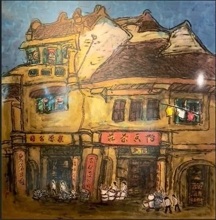 林子平作品《老房子》。（南蛮艺苑提供）