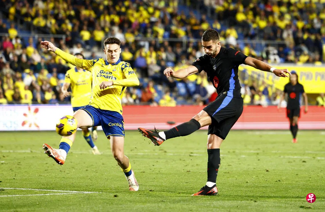 巴塞罗那轻取拉斯帕尔马斯重登西甲榜首| 联合早报