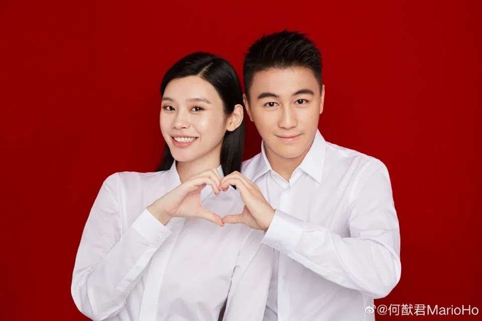 奚梦瑶嫁给何猷君，从此进入豪门。（取自奚梦瑶微博）