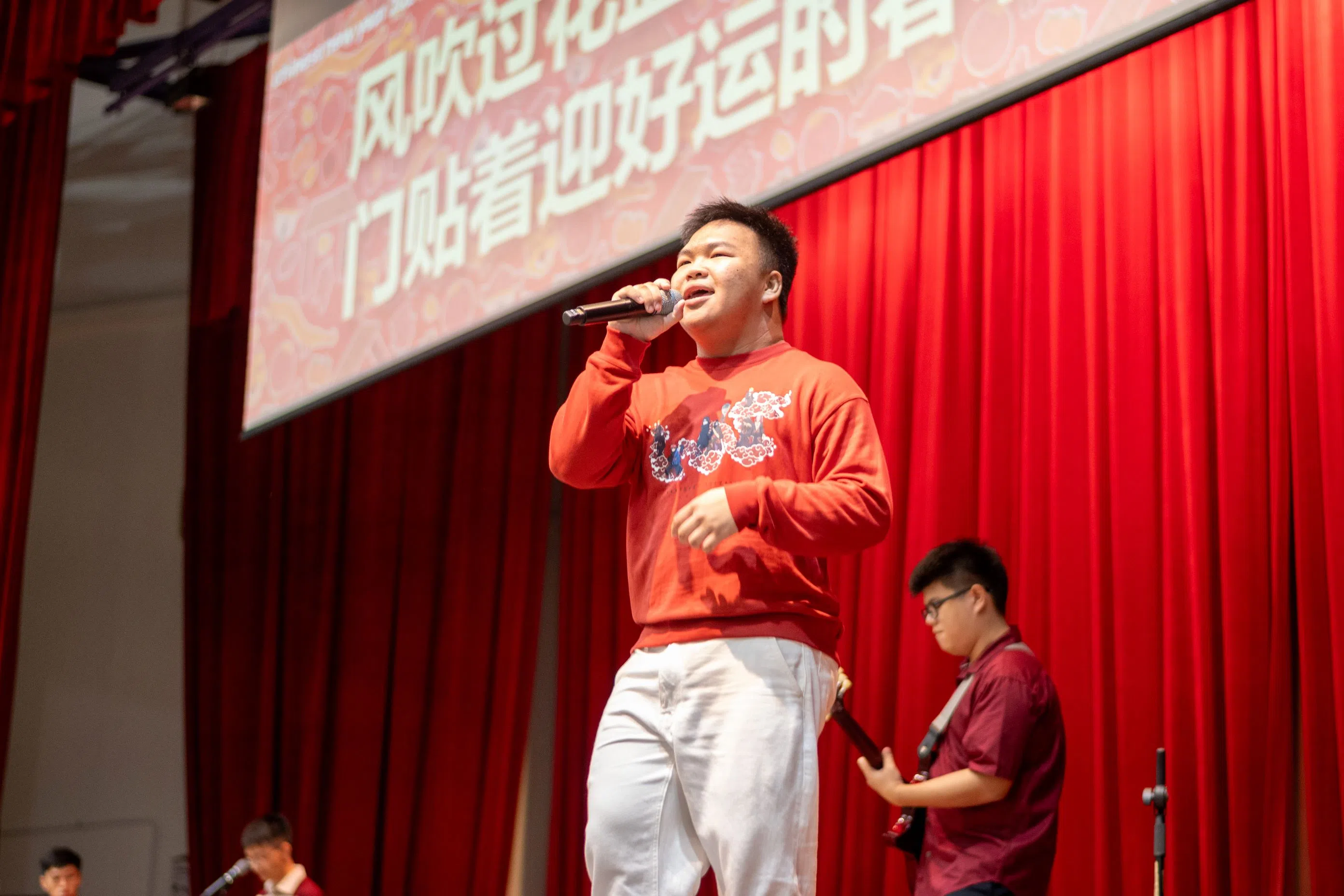 未央词曲创作社的原创歌曲收获许多好评。（庄燊磊摄）