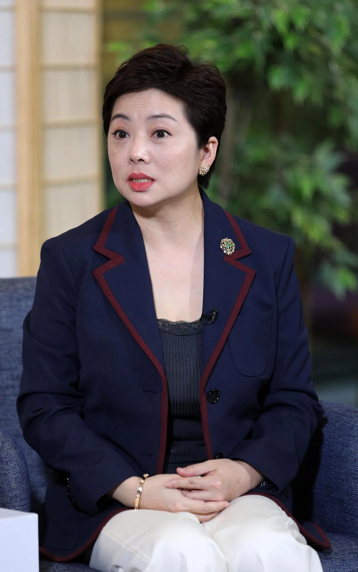 王嬿青认为若孩子只身一人前去留学，在孩子离家之前需要先训练孩子的生活技能和独立生活能力。（林泽锐摄）