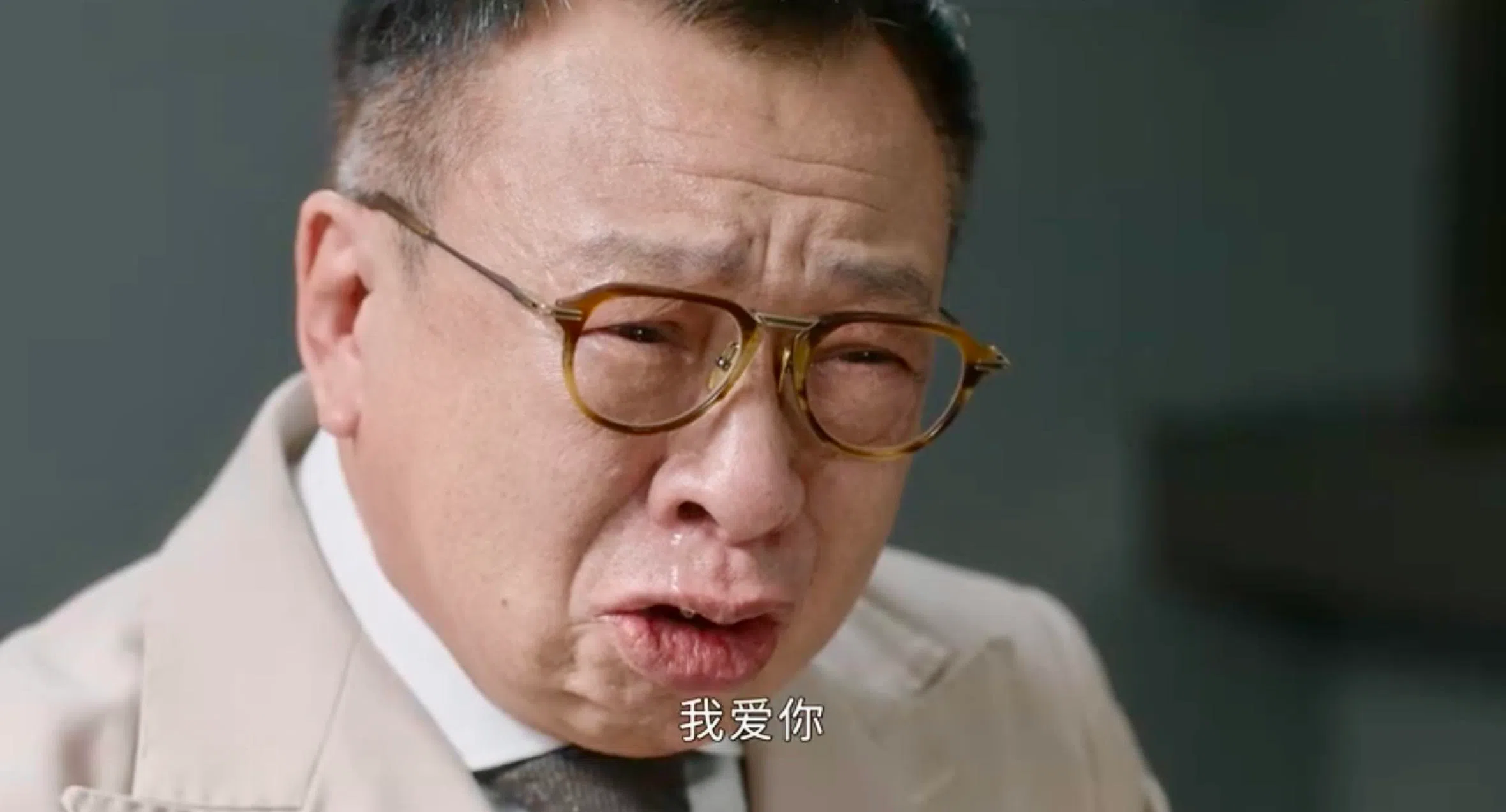 许绍雄的哭戏尤为感人，令人为之动容。（视频截图）