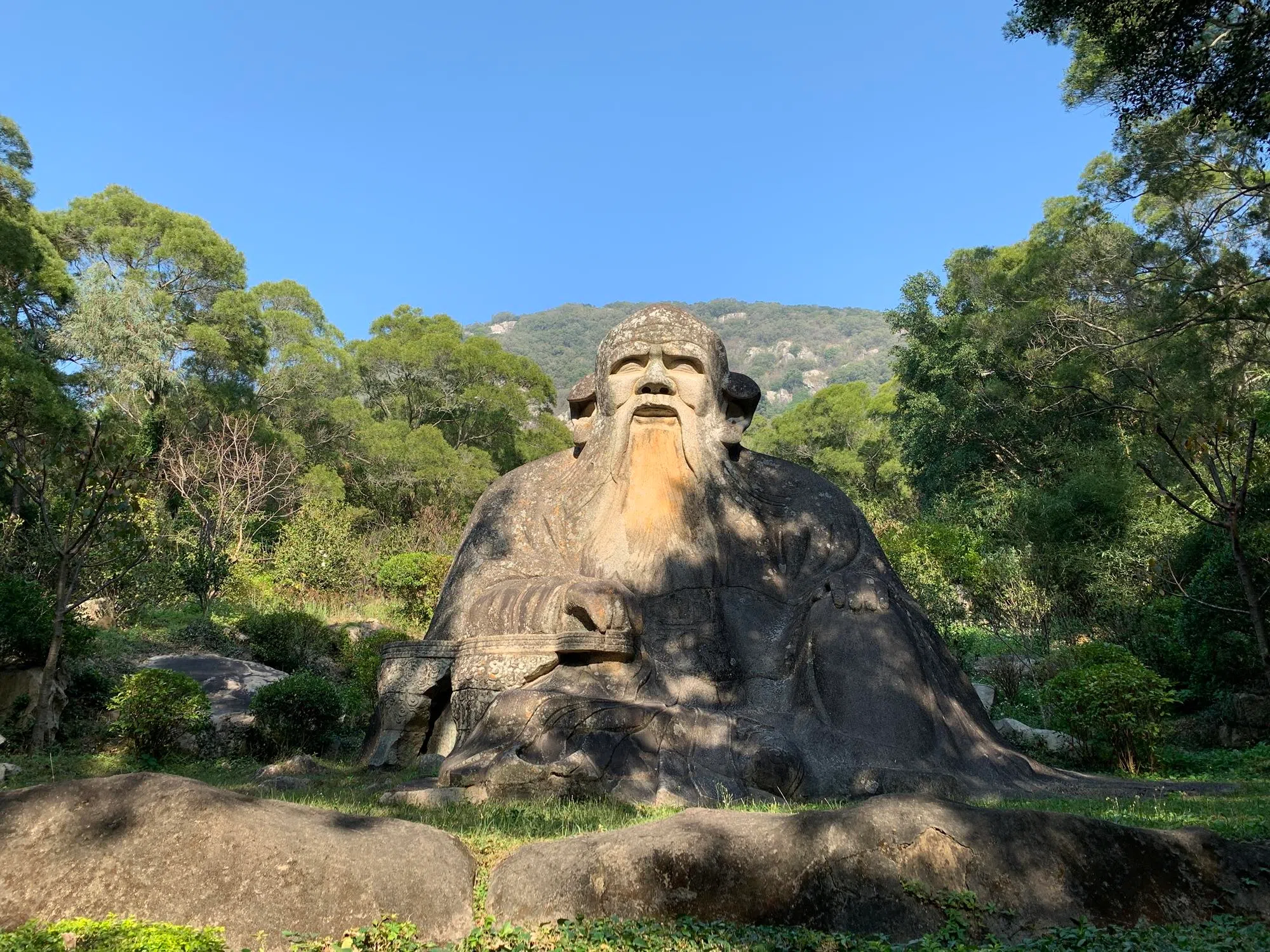 泉州清源山风景区内的老君岩造像。（顾功垒摄）