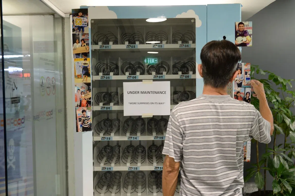 由于神秘盒子贩卖机触犯公共赌馆法令，警方在2018年禁止相关业者继续运作。（档案照）