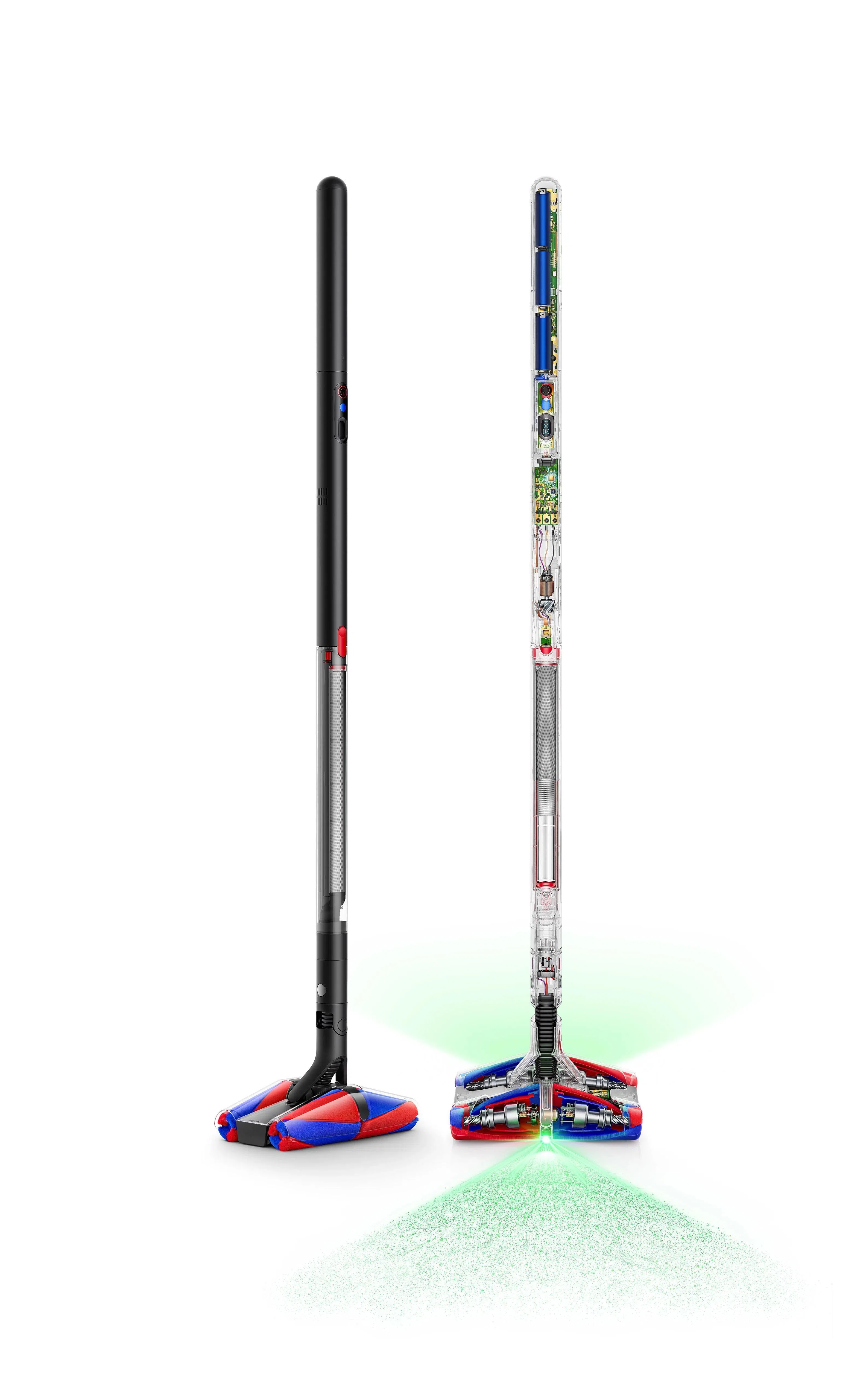 戴森“铅笔型”吸尘机能高效解开毛发缠结，省去反复清理刷头的烦恼。（商家提供）