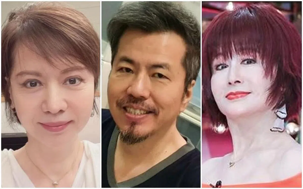 熊海灵（左起）、黄国伦和潘迎紫都不满夏玉顺的行为。（互联网）