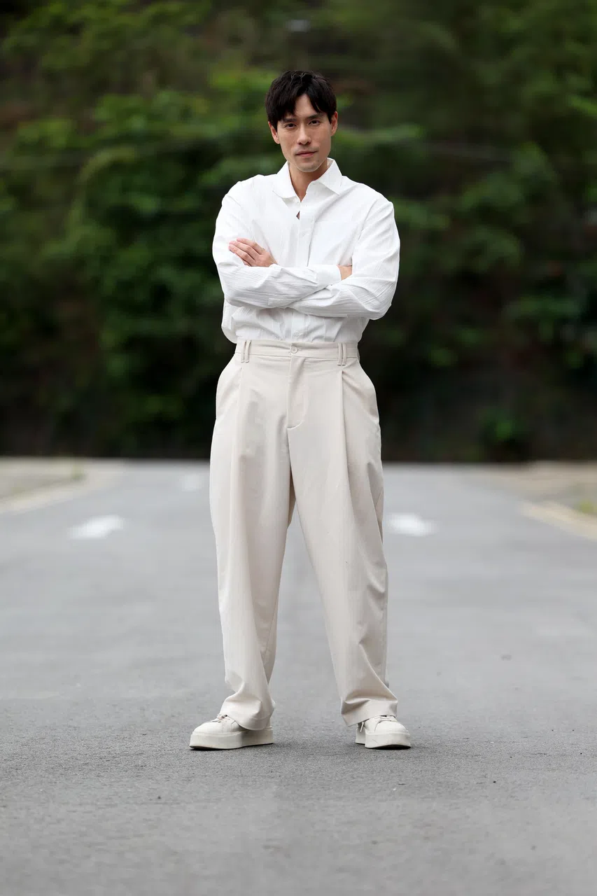 谢俊峰在《活出好命来》饰演地府四大家族的其中一个继承人。（龙国雄摄）