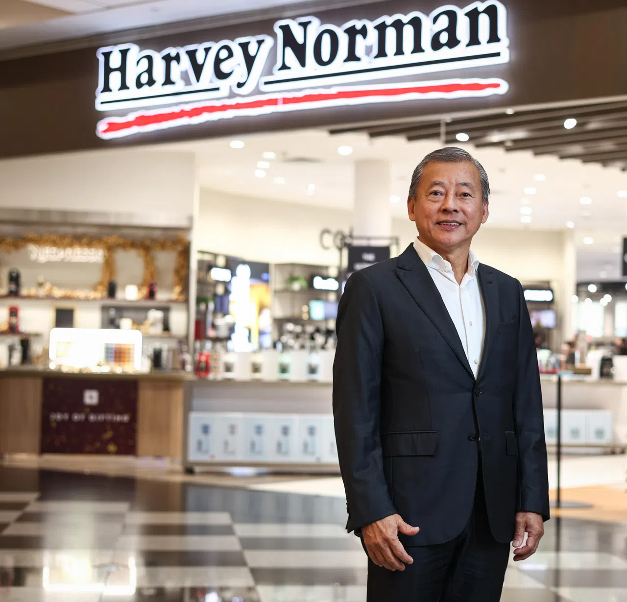吴振华将Harvey Norman引进本地，是这家澳大利亚家电零售商在新马的合资方。（档案照片）