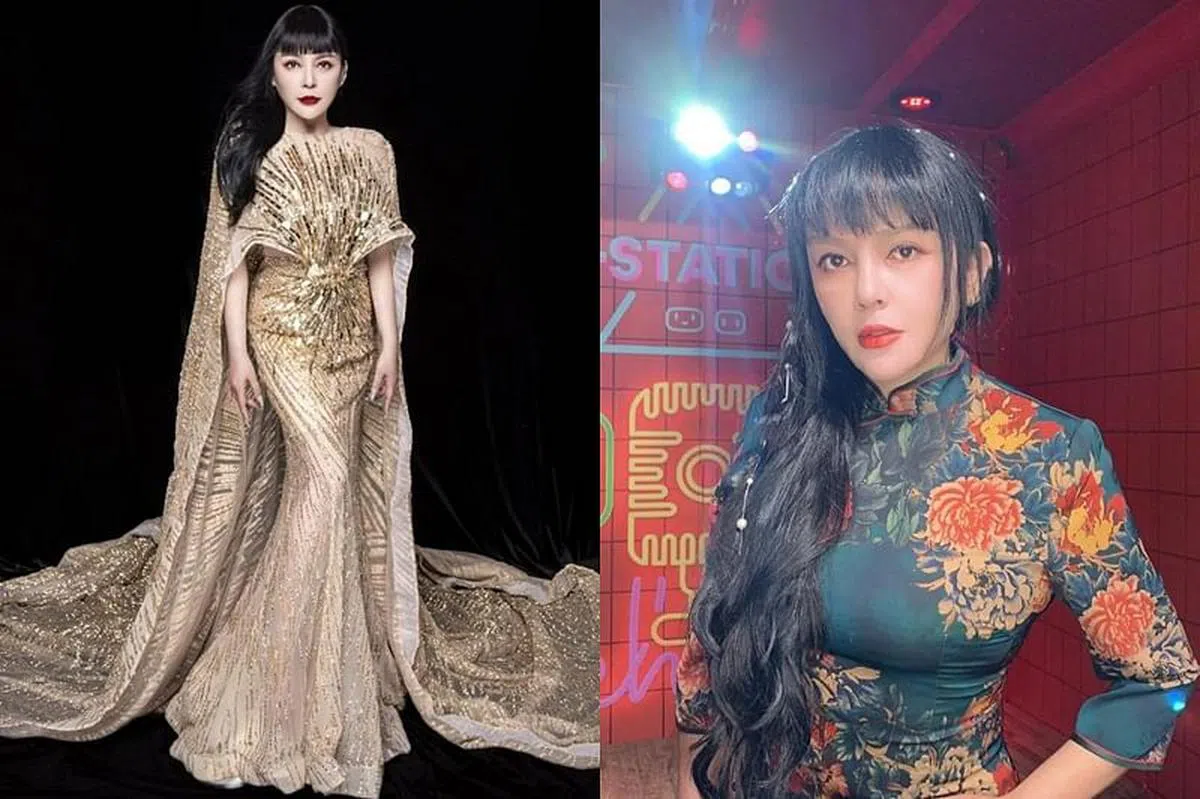 千百惠近期的舞台造型。（互联网）