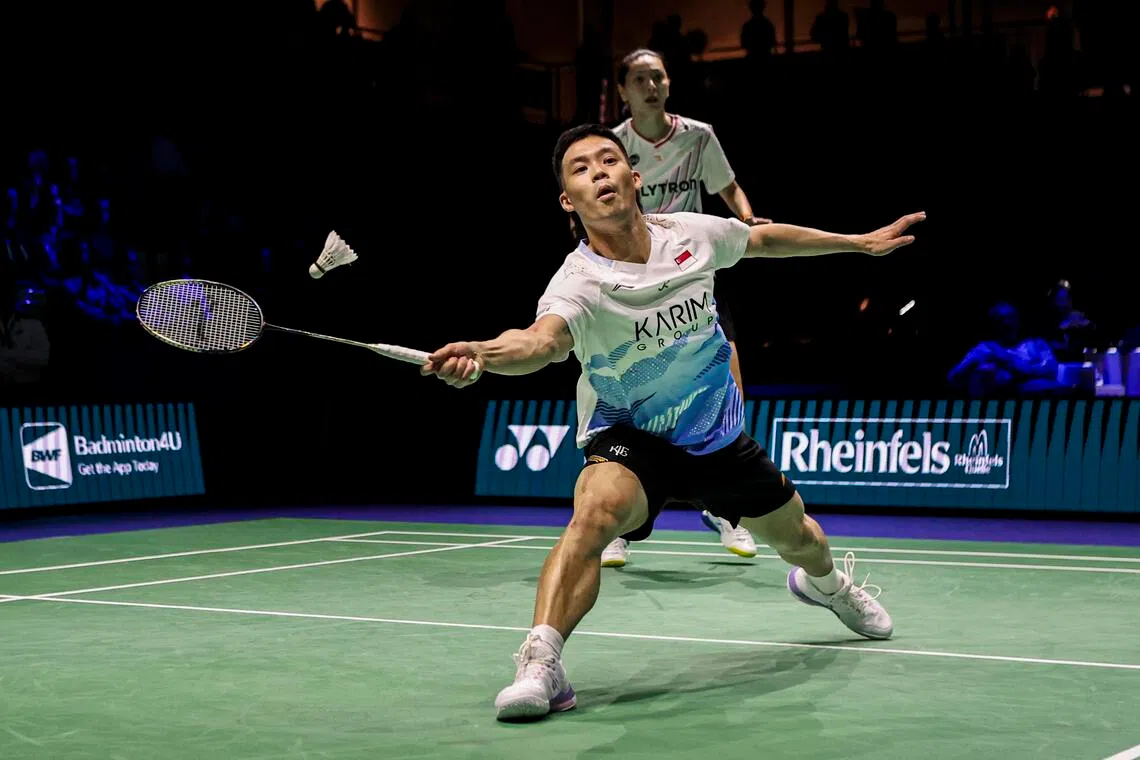 我国混双球员许永凯（前）说，15分制是“有人欢喜有人愁”，作为球员他只能积极适应改变。后为他的前混双搭档、印度尼西亚好手格洛丽亚。（Badmintonphoto档案照片）