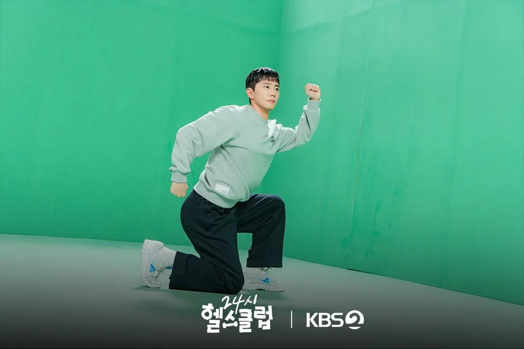 李濬荣在《24小时健身俱乐部》中有多场让人喷笑的场面。（取自KBS Drama IG）
