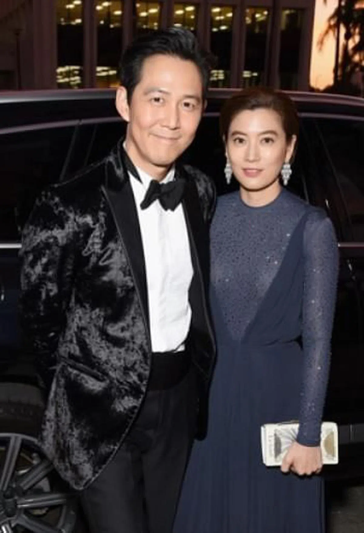 李政宰出席康城影展，千金女友林世玲陪伴同行。（互联网）