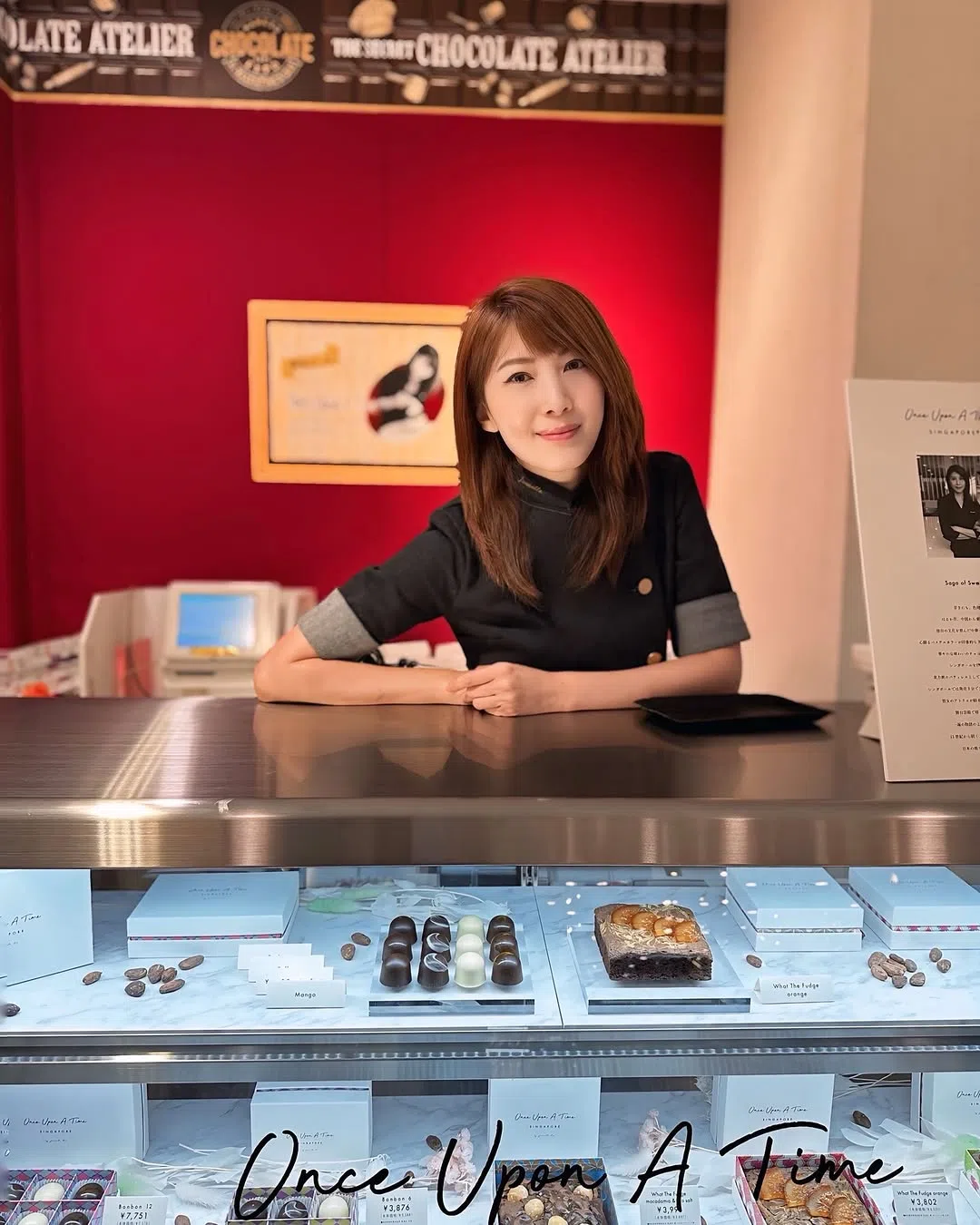 欧萱目前在日本办情人节甜点快闪店。（取自欧萱IG）