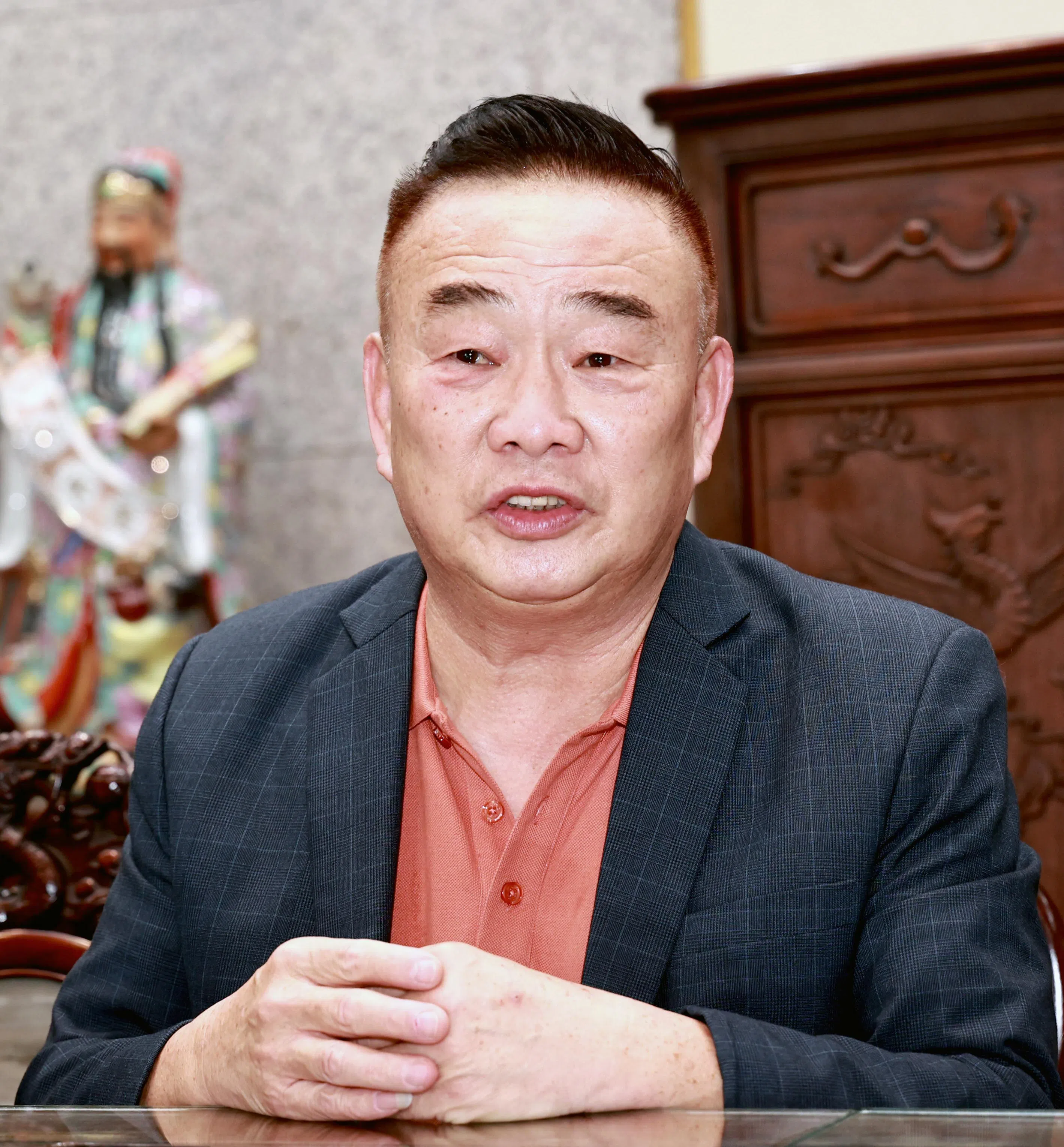 普宁会馆会长吴佶财大胆推行改革，推出包括“免费会员招募计划”，成功吸引许多新会员加入会馆。（周国威摄）