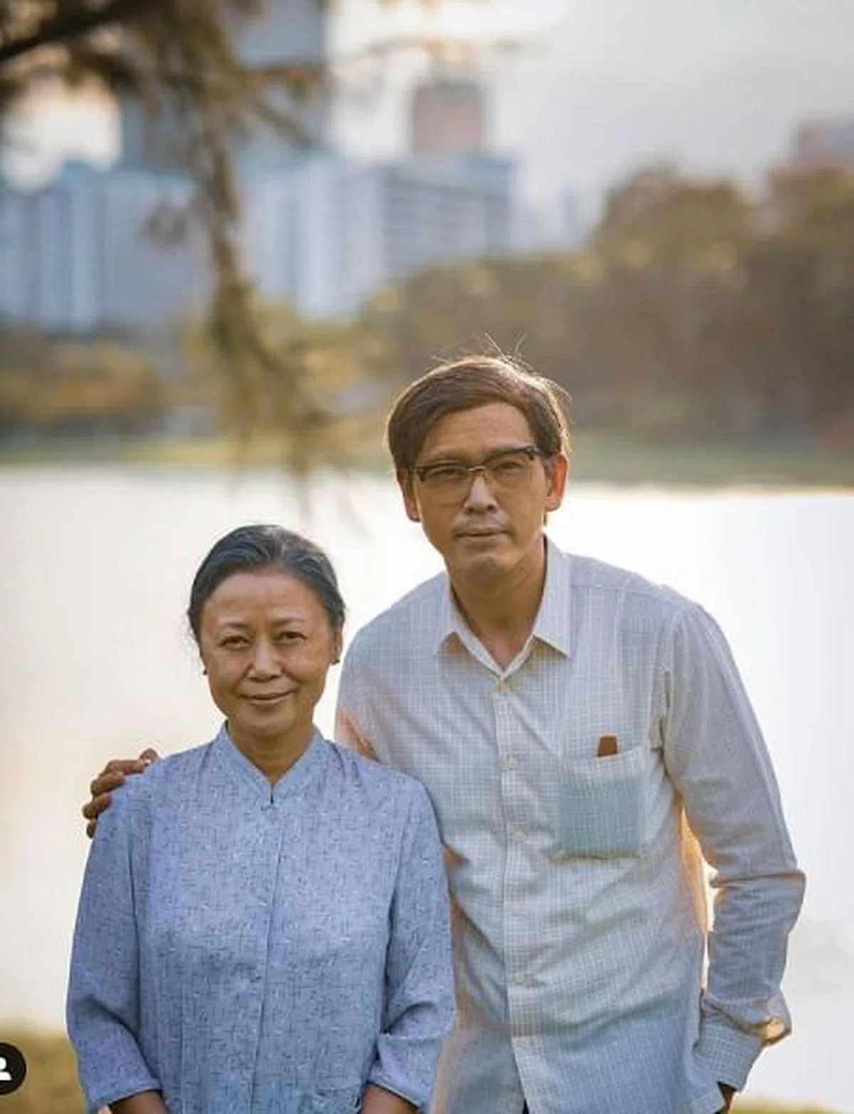 陈澍城赞陈罗密欧聪明好学，在《心里住着老灵魂》中和资深演员对戏毫不逊色。（取自IG）