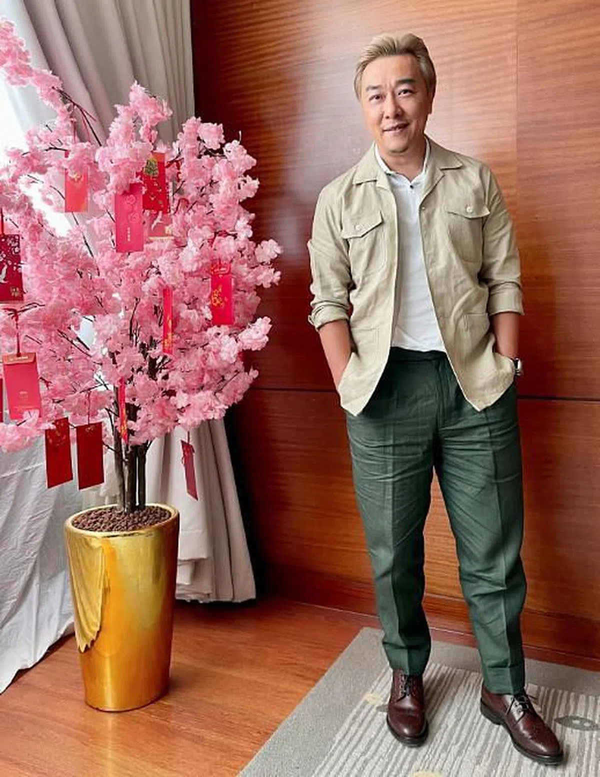 郭亮新年会做上海菜招待到访的朋友。（新传媒提供）