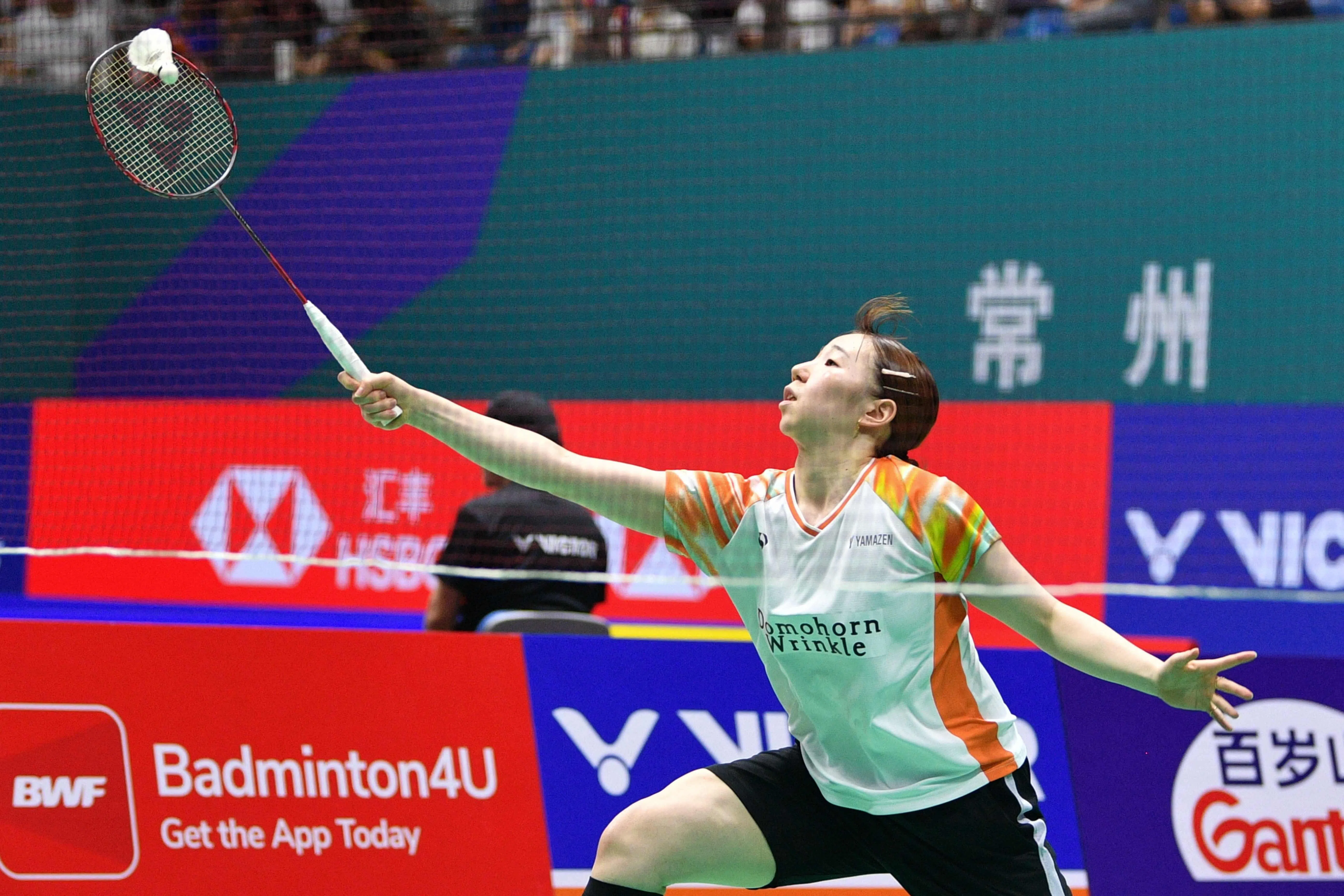 郡司莉子在连续两站比赛分别不敌世界前二出局，她赛后表示自己获益良多。（法新社）