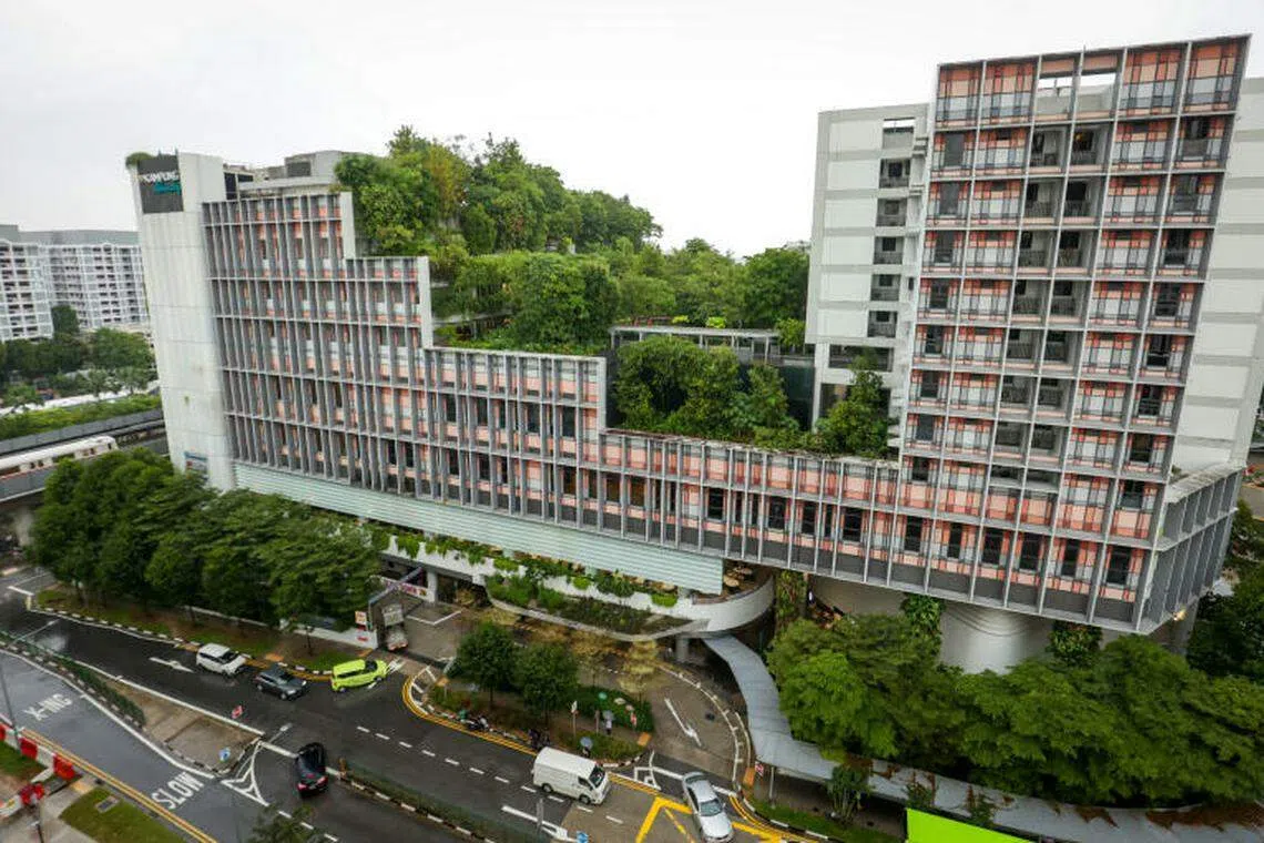 海军部村庄项目将退休公寓与社区、公园和医药设施结合，展现新加坡如何透过建筑设计来解决老龄化社会的居住问题。（档案照）