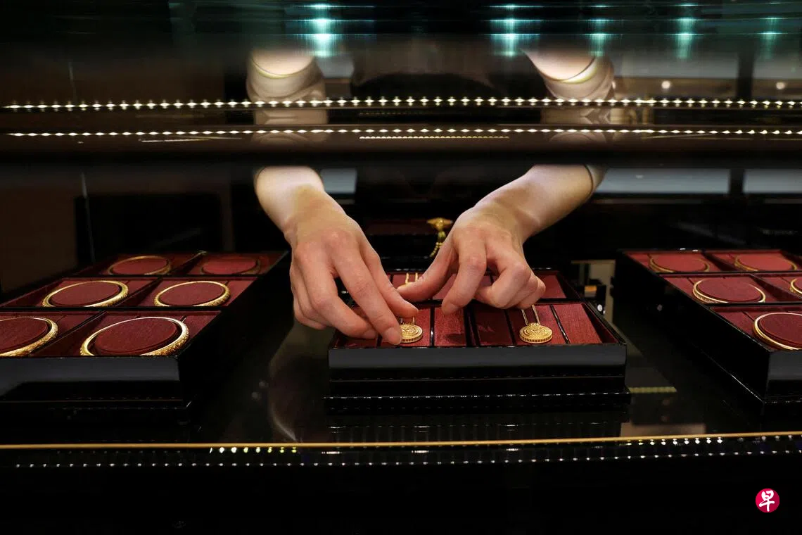 黄金零售税收优惠调整周大福、老铺黄金股价大跌| 联合早报