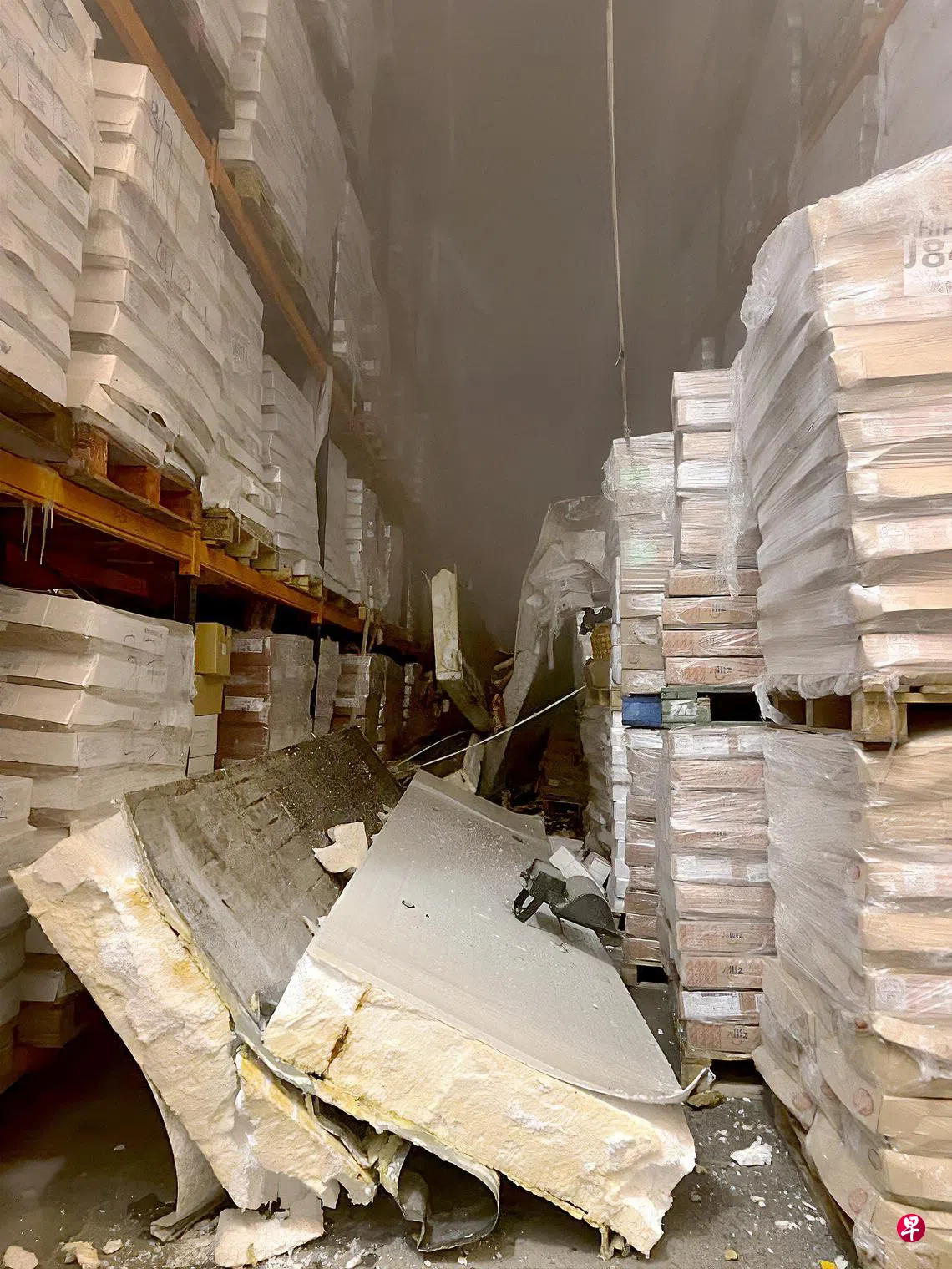 天花板坍塌导致逾3000万元损失海鲜进口商起诉冷藏库管理方和业主| 联合早报