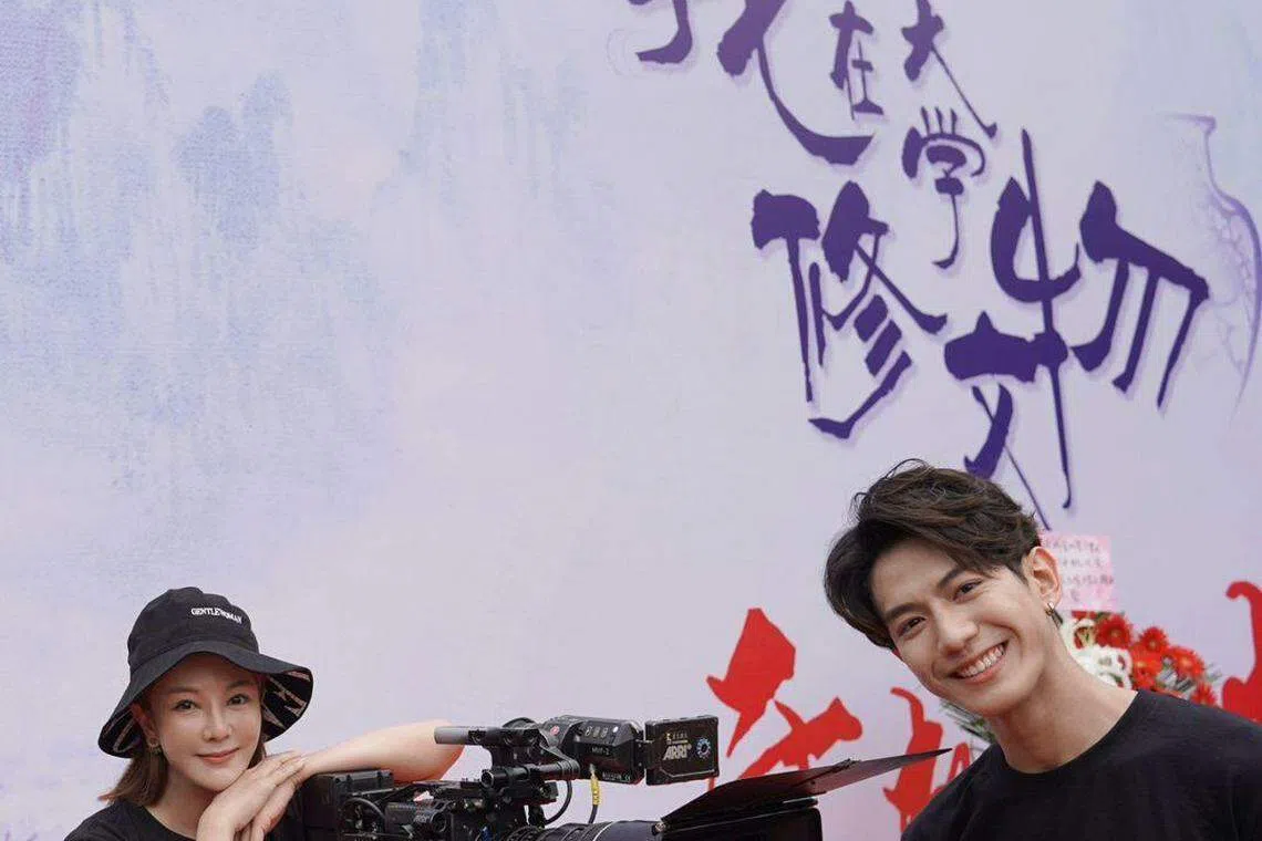 童缤毓（左）说陈业文是从100人的面试中挑选出来的。（取自童缤毓IG）