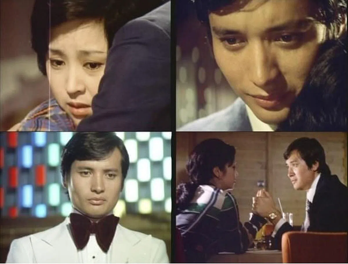 甄珍和秦祥林在电影版《一帘幽梦》有很多对手戏。（取自微博） 