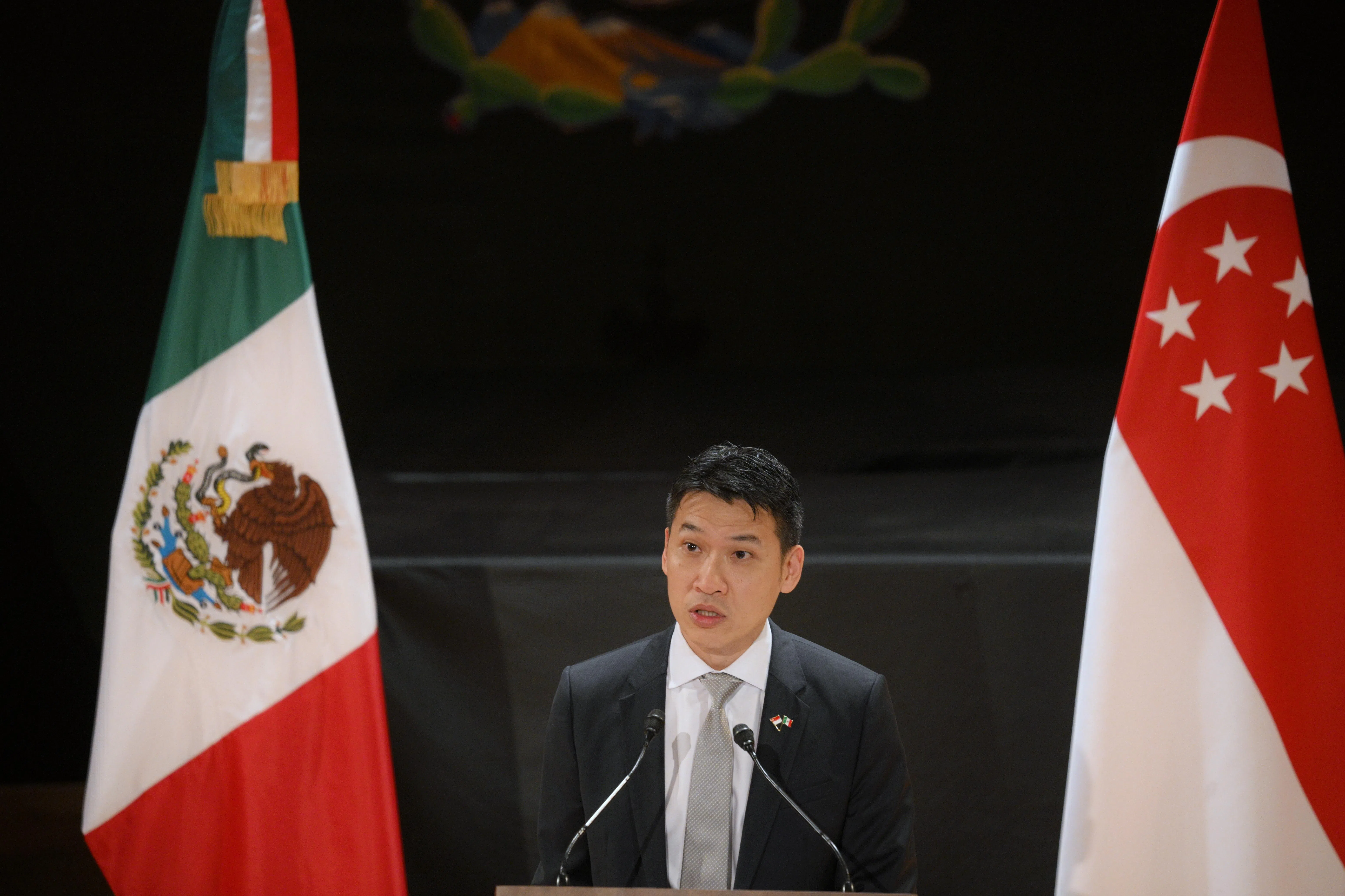 梁振伟说，新墨两国在这次展览上的合作，体现了大商船贸易精神，即共享财富与故事，让彼此都更为丰饶。（海峡时报）