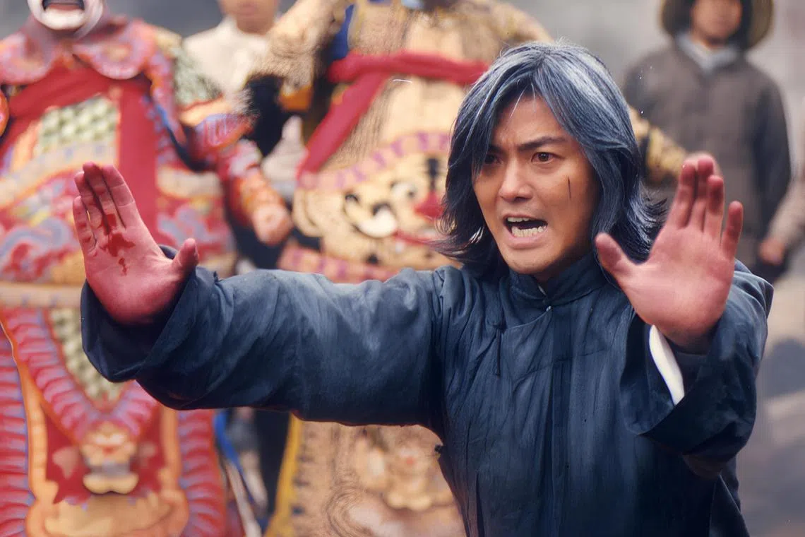 郑伊健在《中华英雄》为了报仇，与仇家展开空前绝后的生死决斗。（互联网）