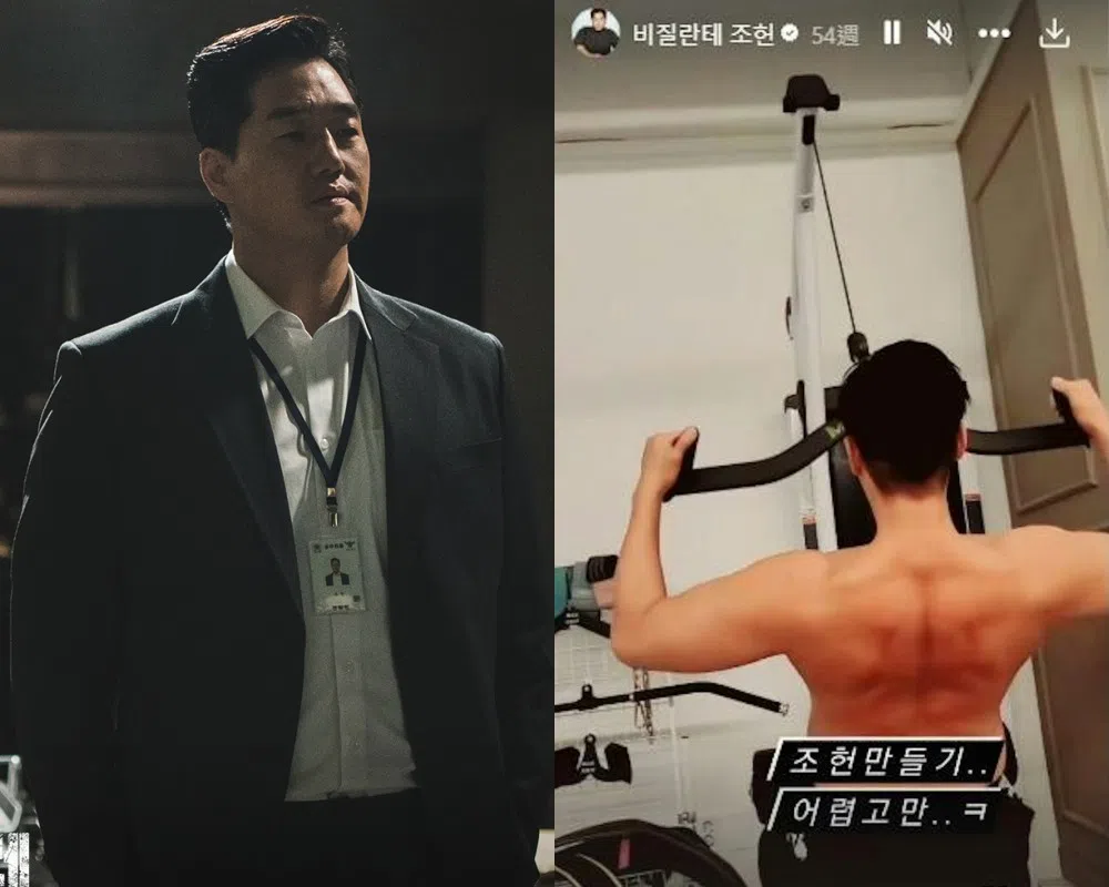 刘智泰勤锻炼增重20公斤，让角色犹如从漫画走出来般逼真。（取自Disney+ Korea和刘智泰IG ）