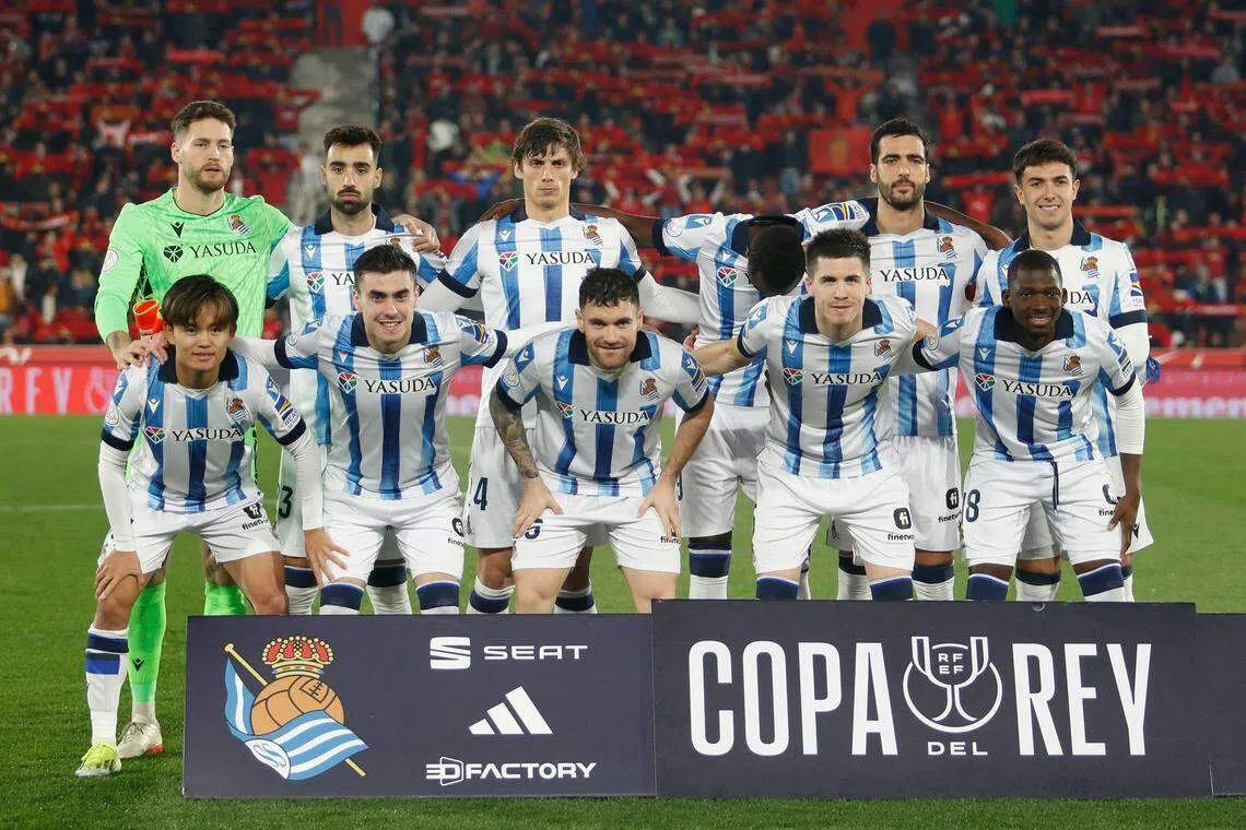 尽管联赛状态一般，皇家社会日前闯入了西班牙国王杯半决赛，首回合0比0和马略卡互交白卷。（法新社）