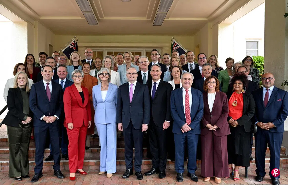 澳洲新一届内阁宣誓就职| 联合早报