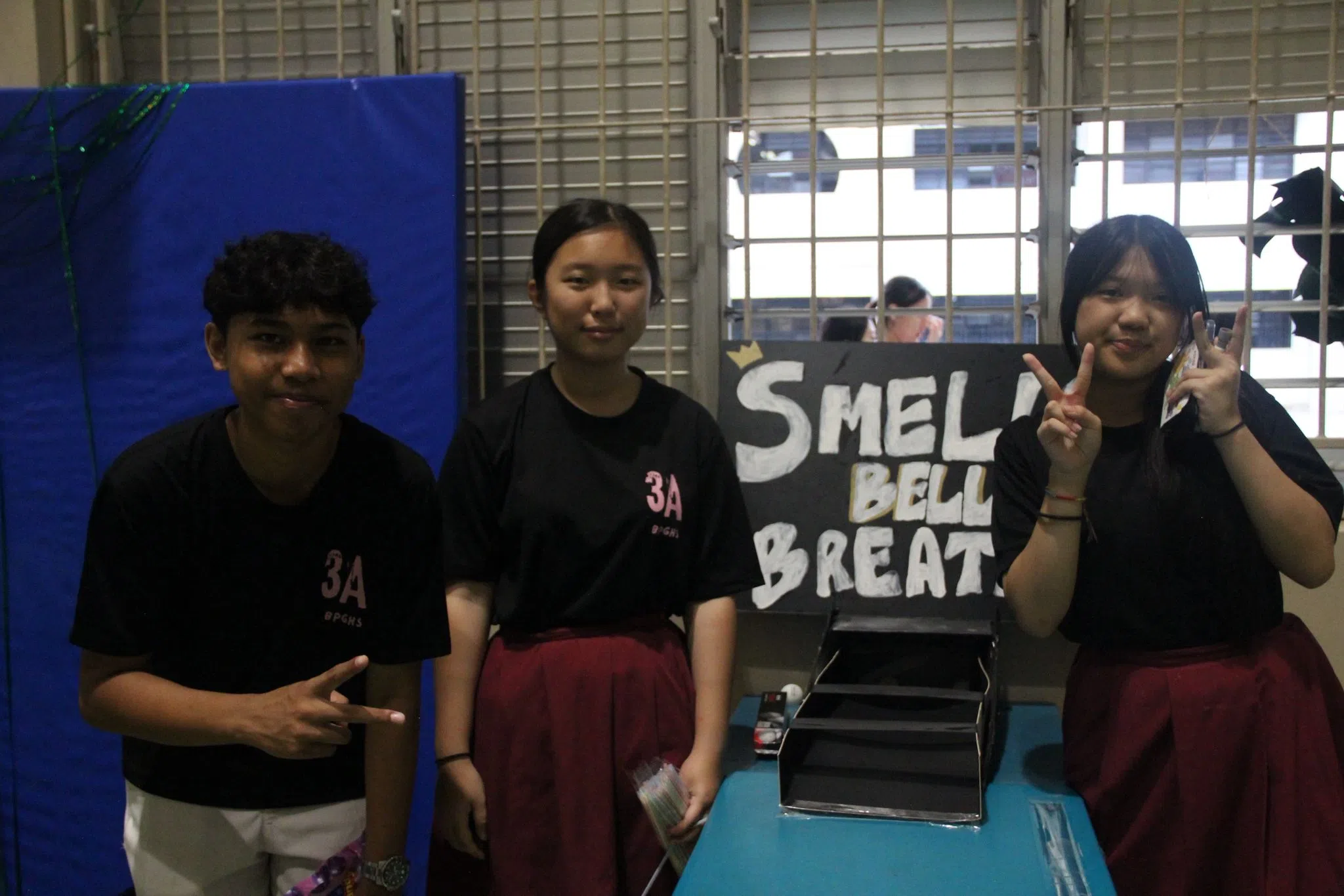 中三学生设计的游戏寓教于乐。（学生摄影通讯员阳光摄）