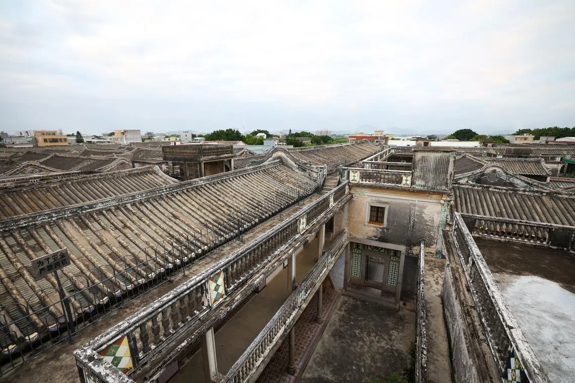 陈慈黉故居506间厅房铺陈交错，堪称史诗级家族工程。（林明顺摄）