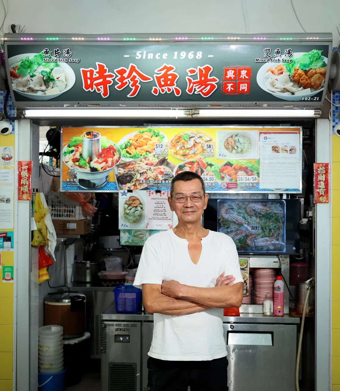 许炎春将家族代代相传的潮州年菜搬上餐桌。（龙国雄摄）