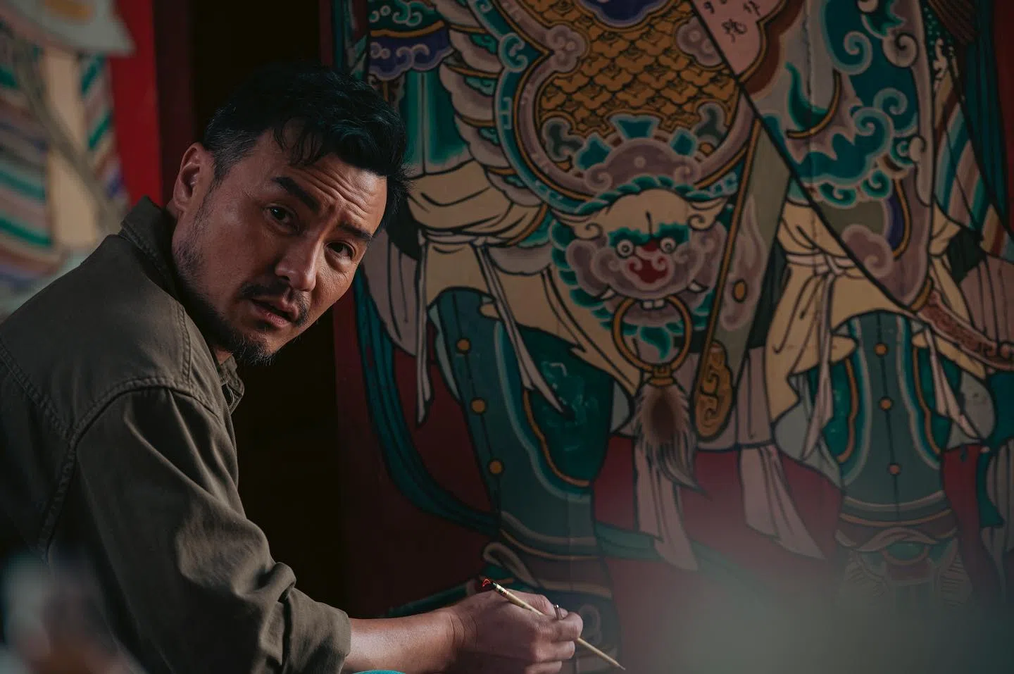 李铭忠以电视电影《夜盲》的古迹修复师角色角逐奖项。（取自李铭忠IG）